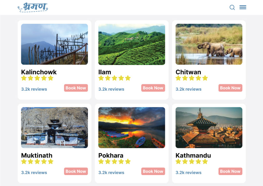 Bhraman: Travel website